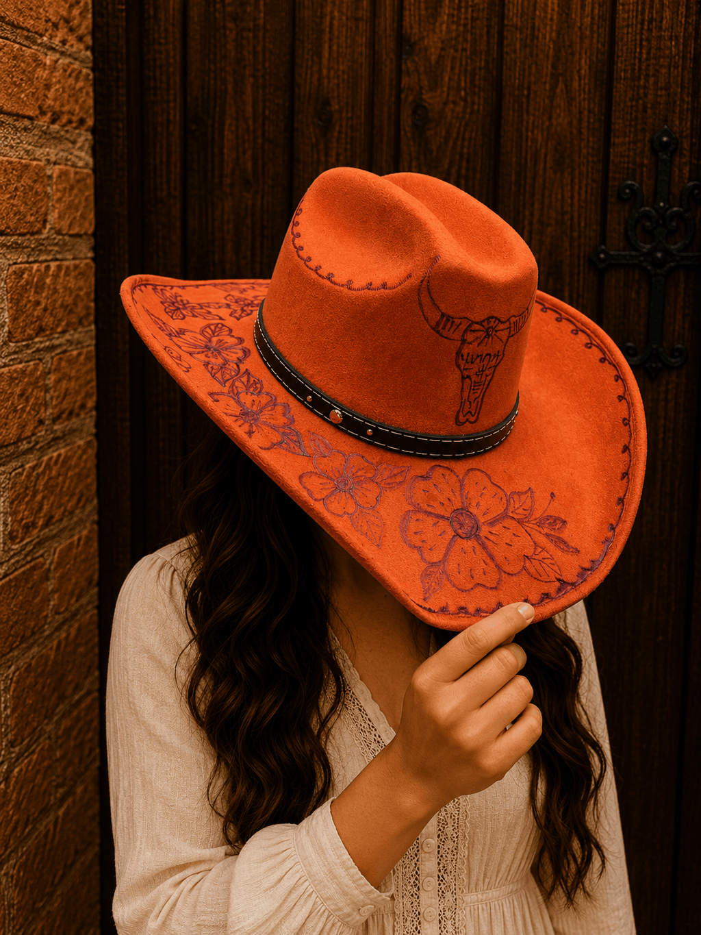 Mandil de piel genuina personalizado para chefs y parrilleros hecho a mano